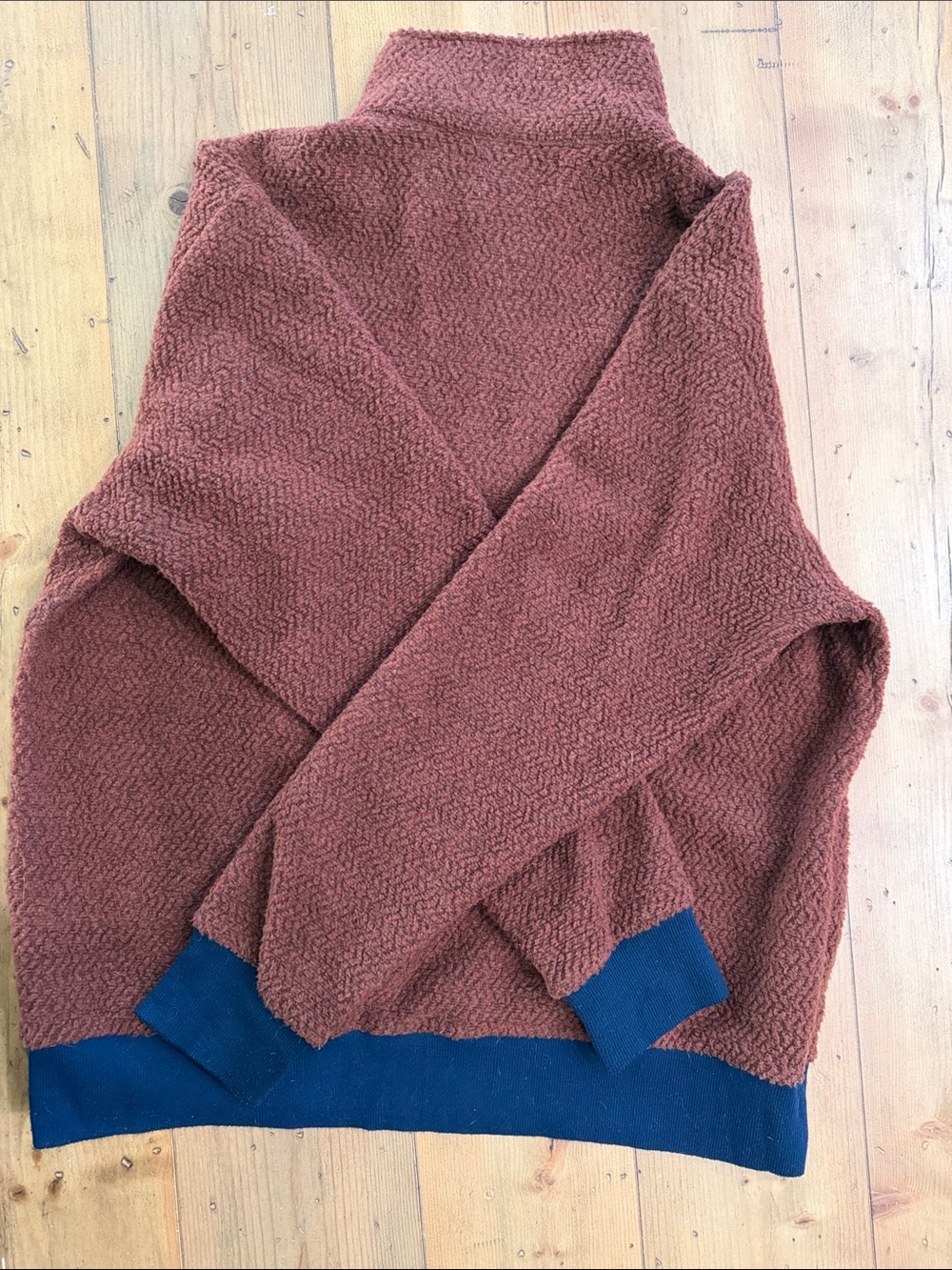 Patagonia Brown Woolyester Fleece Pullover - Picture 3 of 5